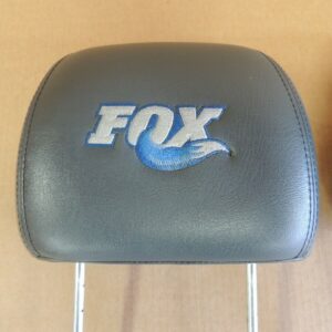 2003-2006 Chevy Silverado/GMC FOX RACING FRONT LEATHER SEAT HEADRESTS-Excellent!