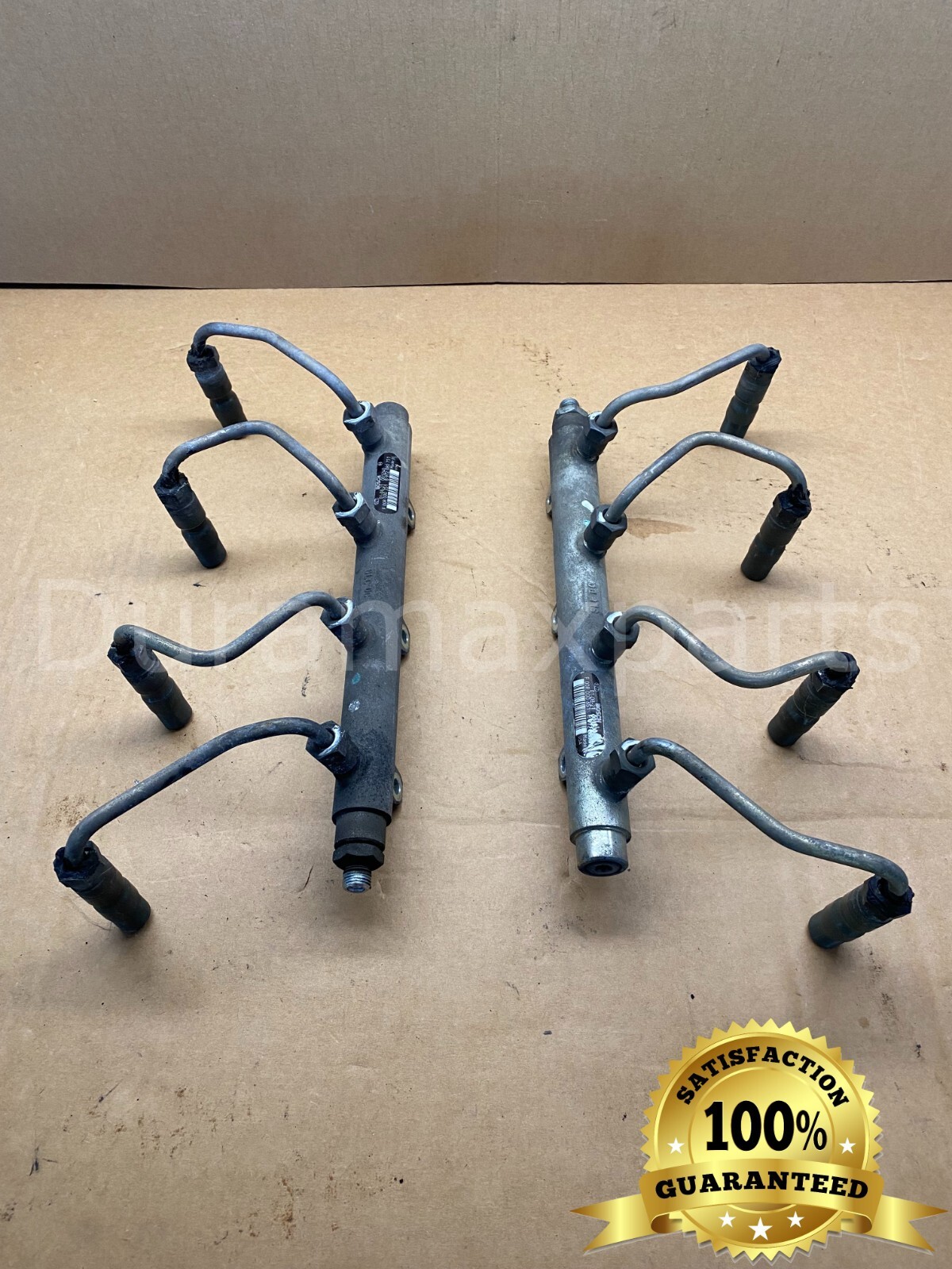 01-04 Chevy/GMC Duramax LB7 FUEL RAIL ASSEMBLY w/ Injector Lines 97208075 GM OEM