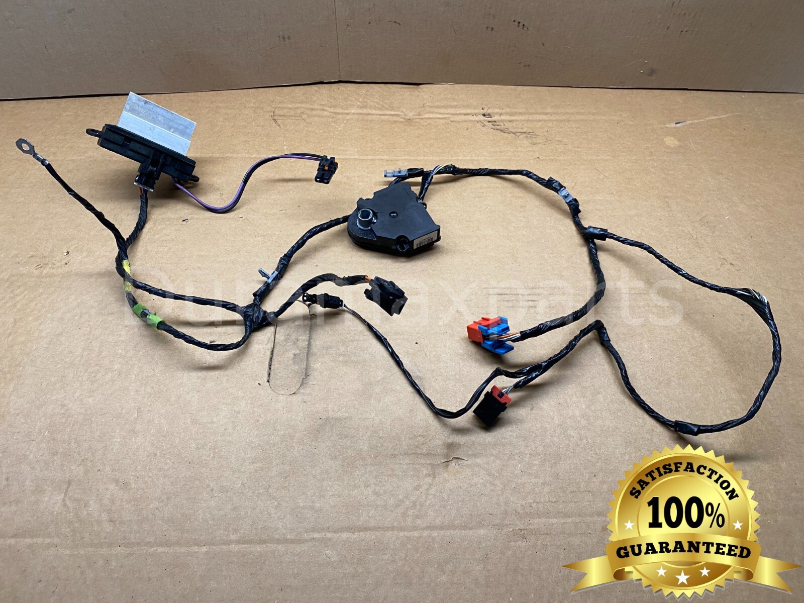 03-06 Chevy/GMC FRONT DIFFERENTIAL HARN w Blower Motor Resistor & HVAC Actuator
