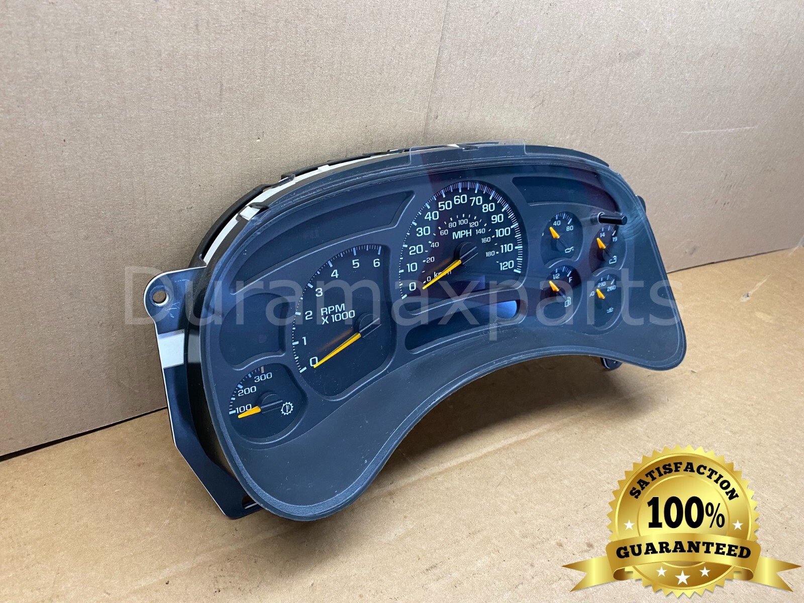 03-05 Chevy Silverado/GMC Sierra 2500 Gas INSTRUMENT CLUSTER 15114659 w Steering