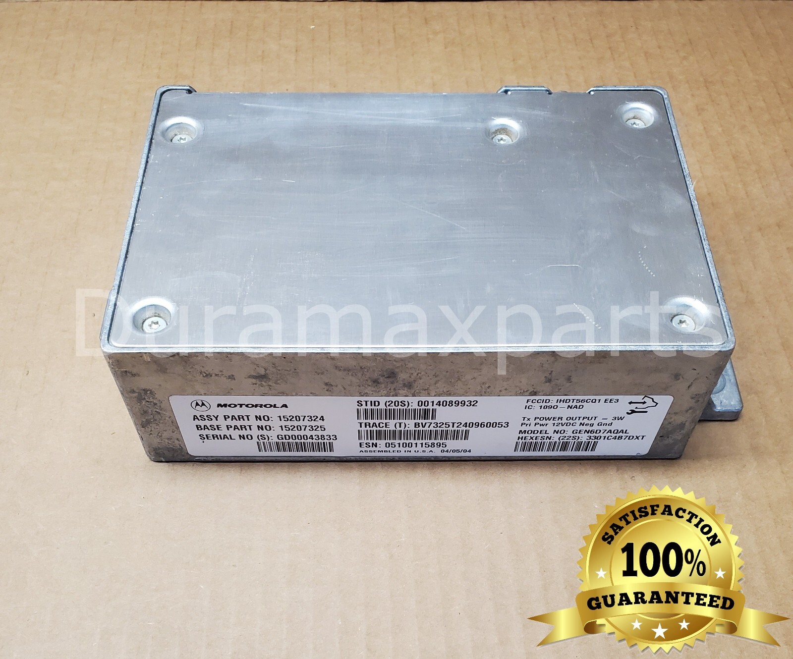 2004-06 Chevy Silverado/GMC Sierra ONSTAR COMMUNICATION MODULE 15207324 15207325