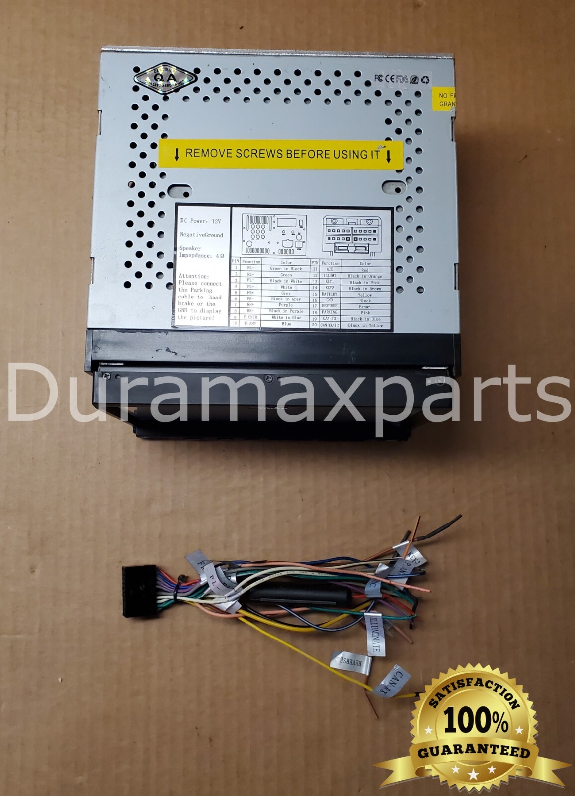 Ouku In-Dash Stereo System and DVD Player with Connector Cord