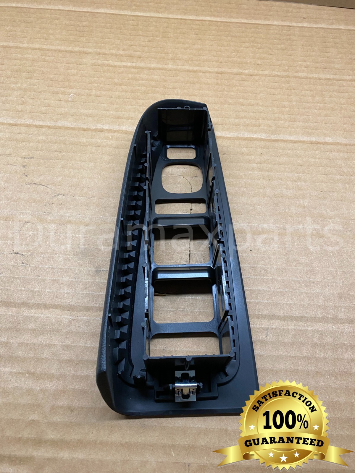 03-06 Chevy Silverado/GMC LF WINDOW CONTROL SWITCH BEZEL Dark Gray 15125145 - Image 4