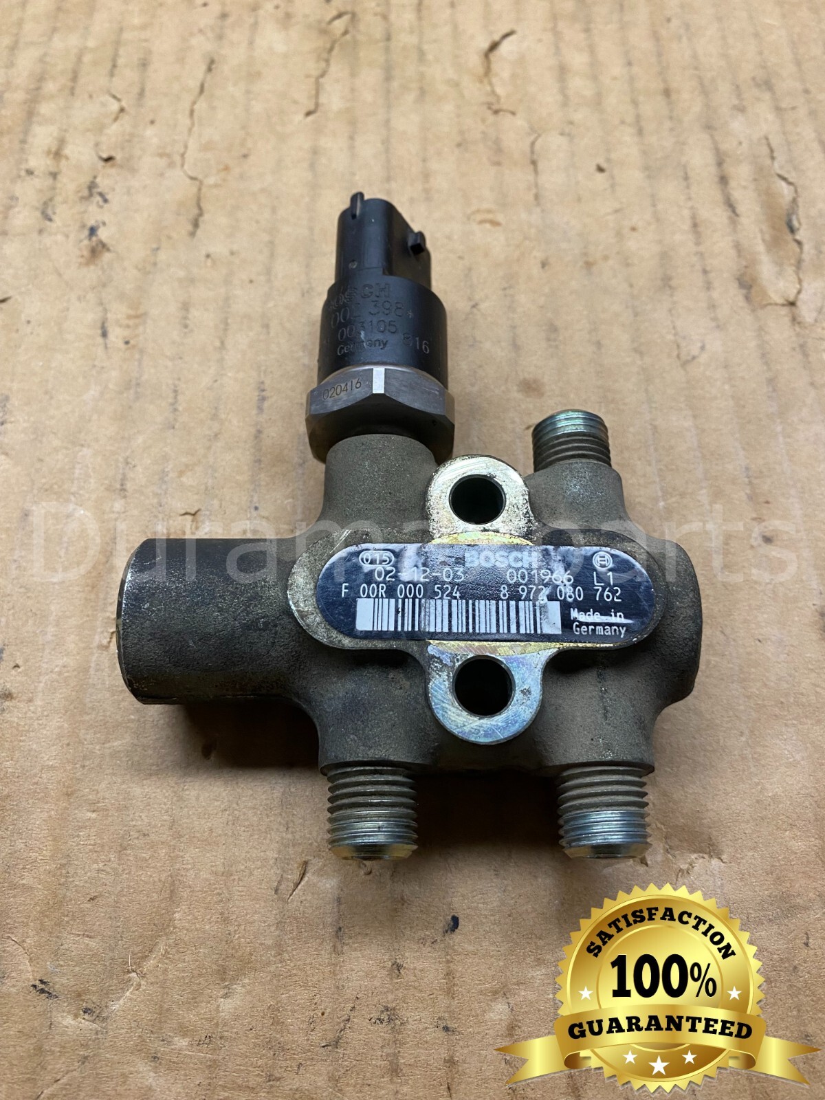 01-04 Chevy/GMC LB7 Duramax  FUEL PRESSURE SENSOR 97329566 & DIST BLOCK 97208076
