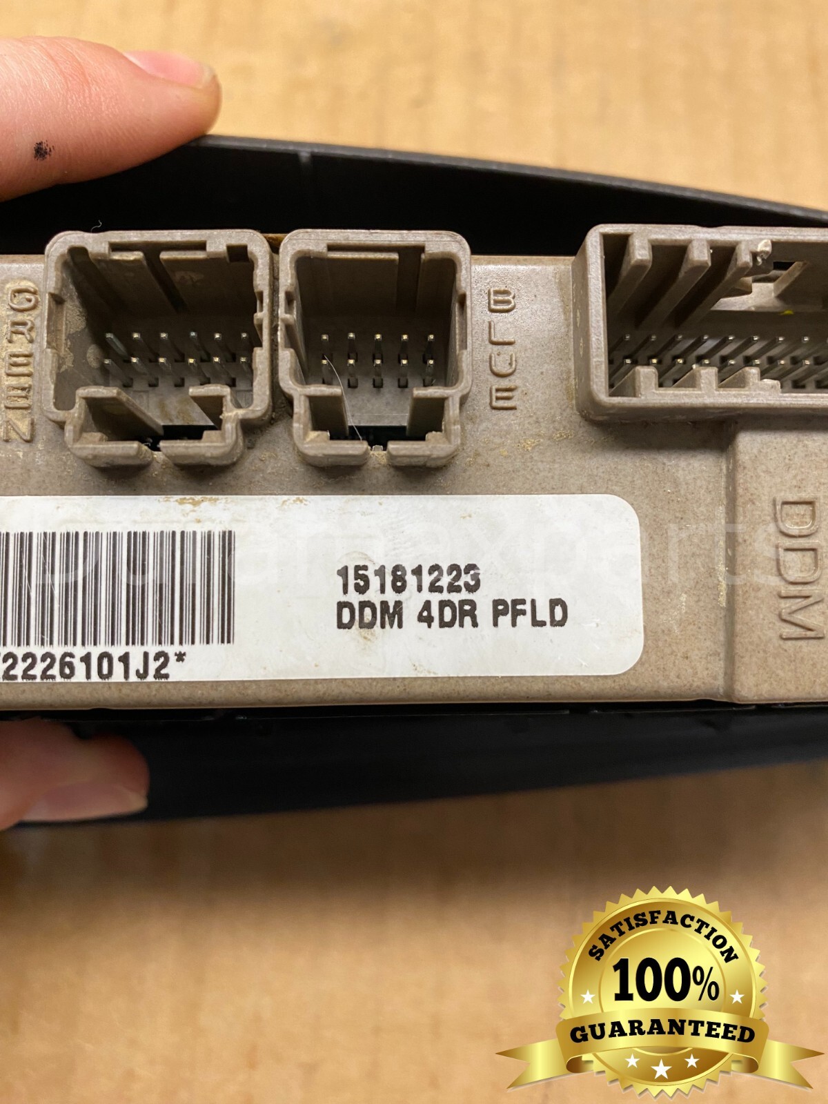 03-06 Chevy/GMC LF MASTER WINDOW CONTROL SWITCH 15181220 Dark Gray - Image 10