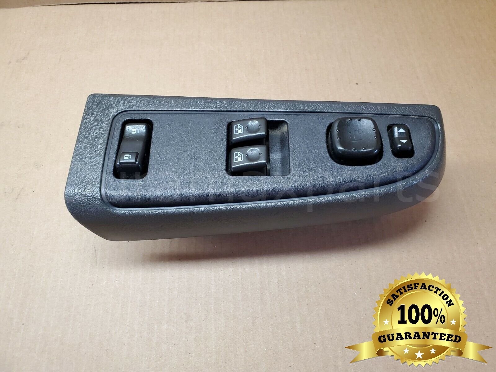 2003-07 Chevy/GMC LF WINDOW MASTER CONTROL SWITCH Ext/Reg Cab 15186212 Dark Gray - Image 3