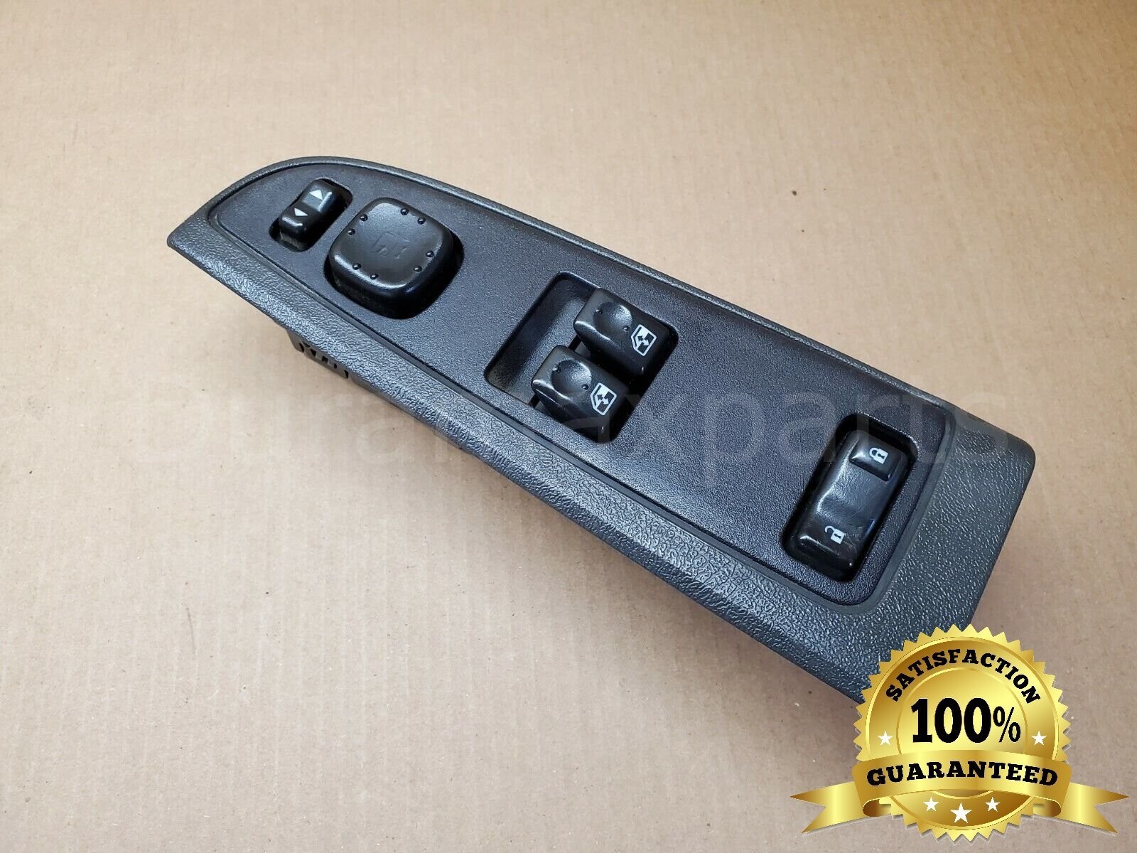 2003-07 Chevy/GMC LF WINDOW MASTER CONTROL SWITCH Ext/Reg Cab 15186212 Dark Gray - Image 4