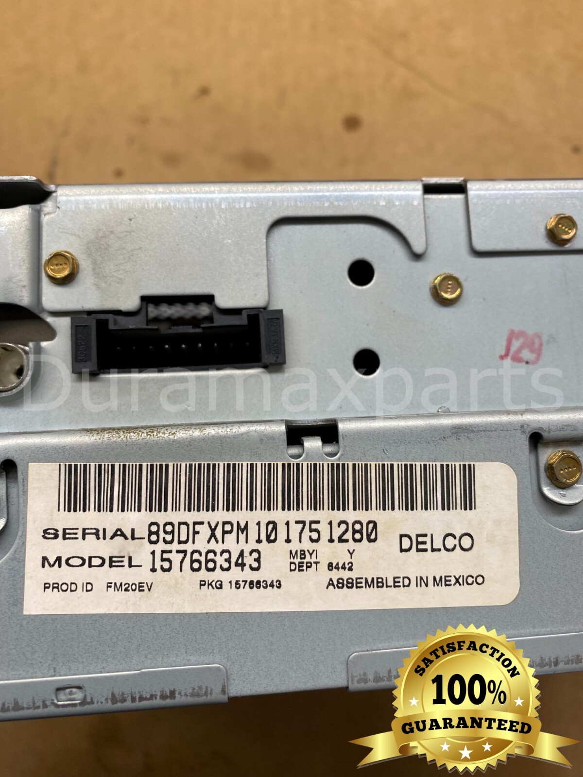 99-02 Chevy Silverado Suburban/GMC Sierra Tahoe CD Player Stereo 15766343 GM OEM - Image 11