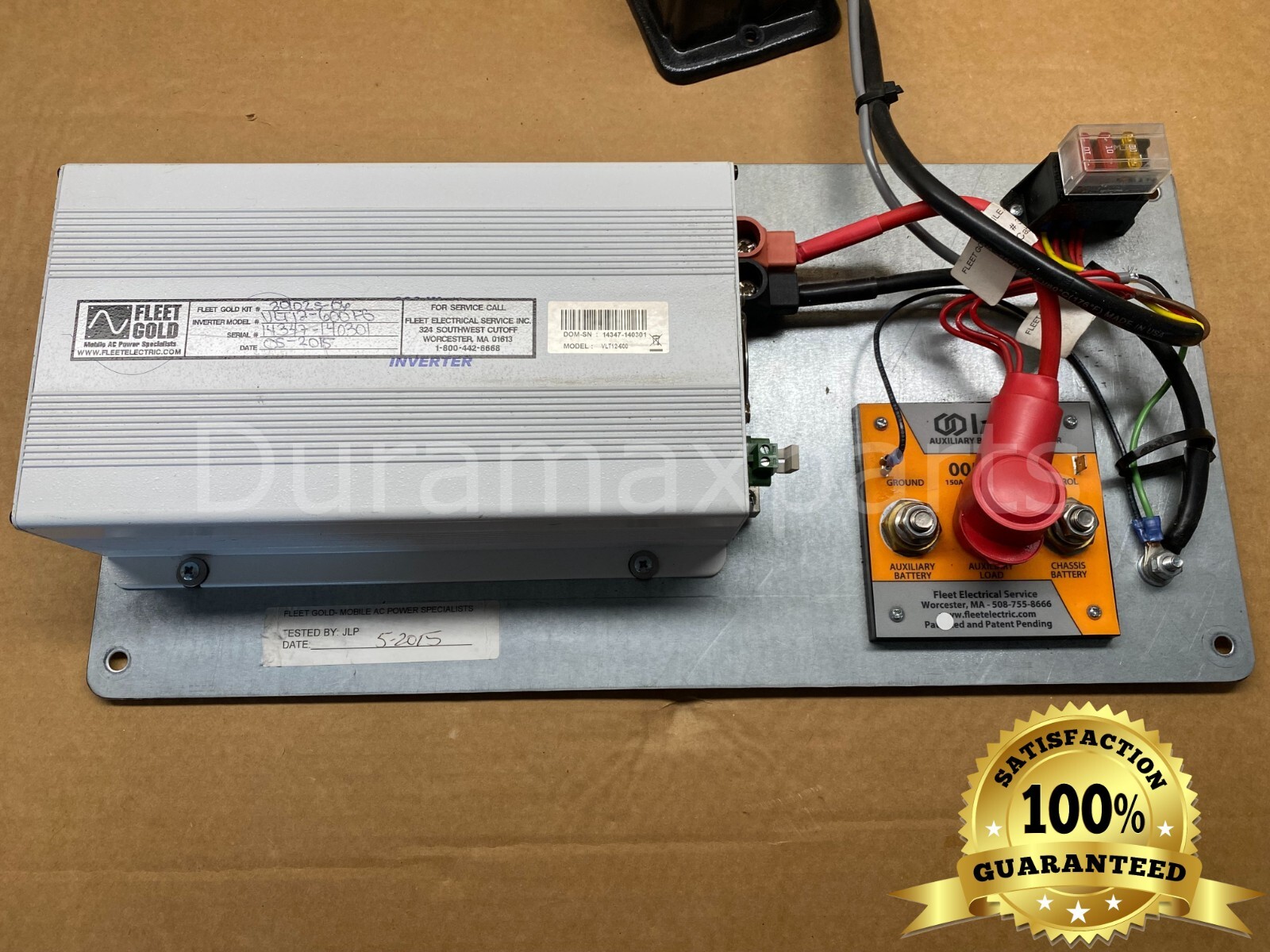 Fleet Gold Inverter Kit VLT12-600 Inverter, Battery Optimizer & Voltage Sensing - Image 3