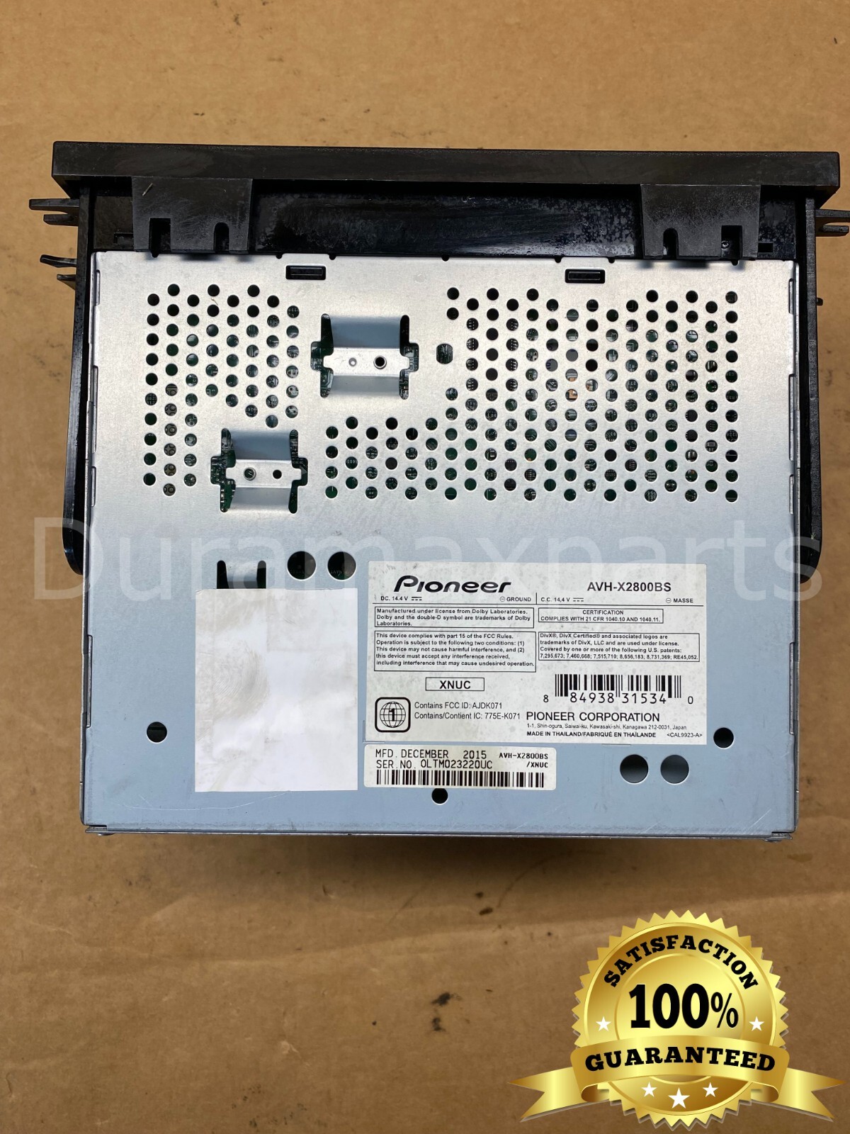 Pioneer AVH-X2800BS In-Dash DVD Receiver + Onstar Harness w Chime 1516275E10 - Image 6