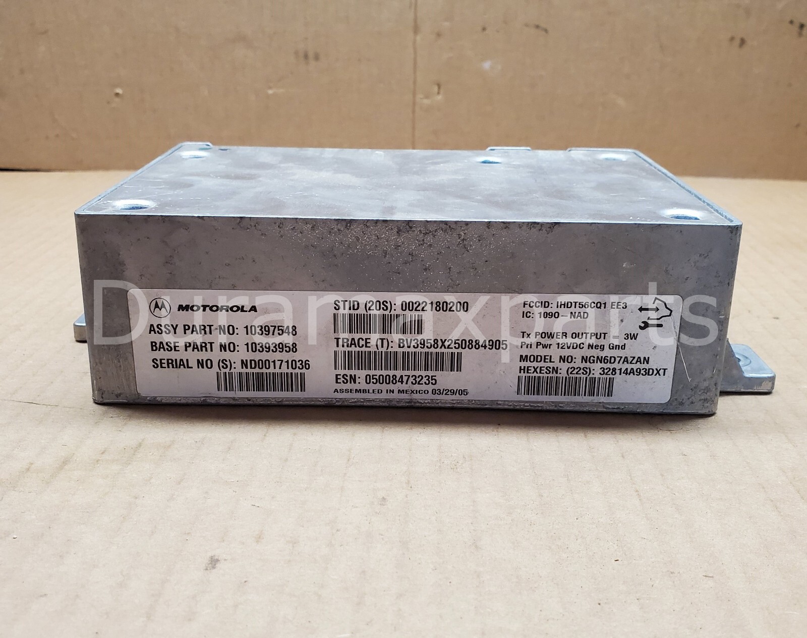 03-06 Chevy Silverado/GMC Sierra OnStar Communication Module 10397548 10393958 - Image 8