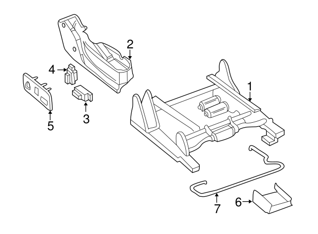 03-07 Chevy Silverado/GMC Sierra RF SEAT RISER FINISH COVER Pewter 88941723 - Image 13