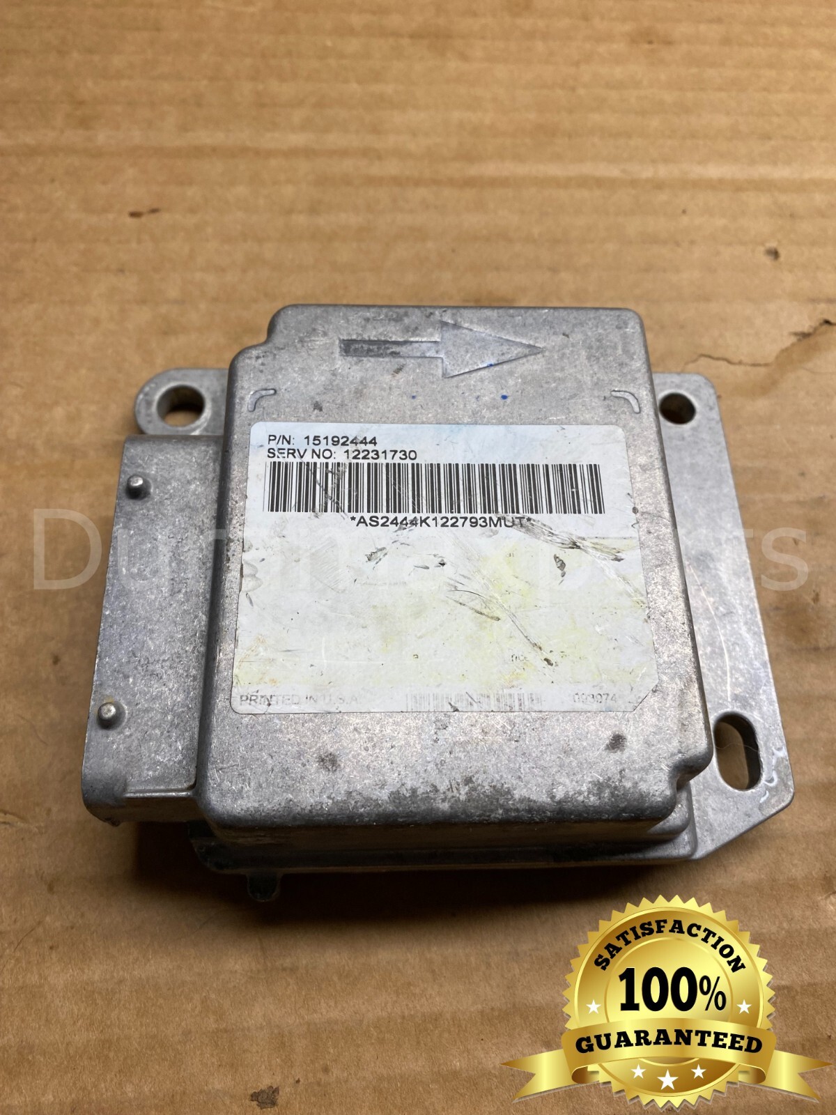 2003 Chevy Suburban Tahoe/GMC Yukon SRS Control Module 15192444