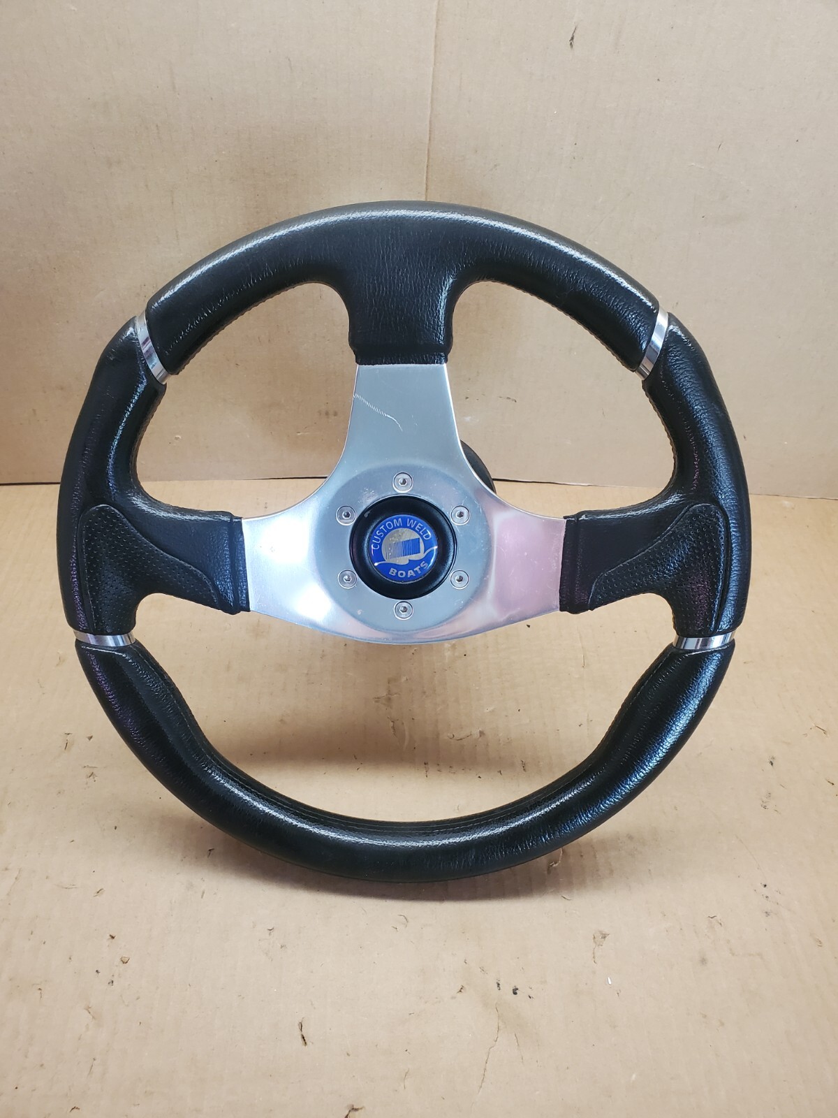 2007 Custom Weld Storm Jet Boat Steering Wheel and Back Mount