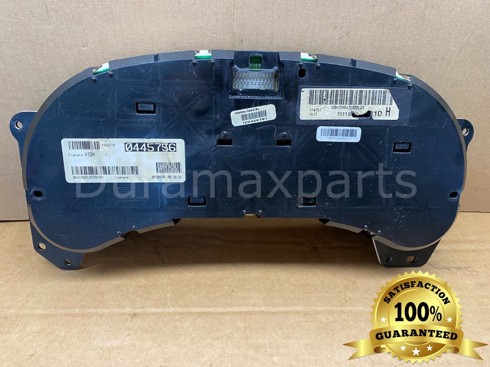 03-05 Chevy Silverado/GMC Sierra 2500 Gas INSTRUMENT CLUSTER 15114659 w Steering - Image 3