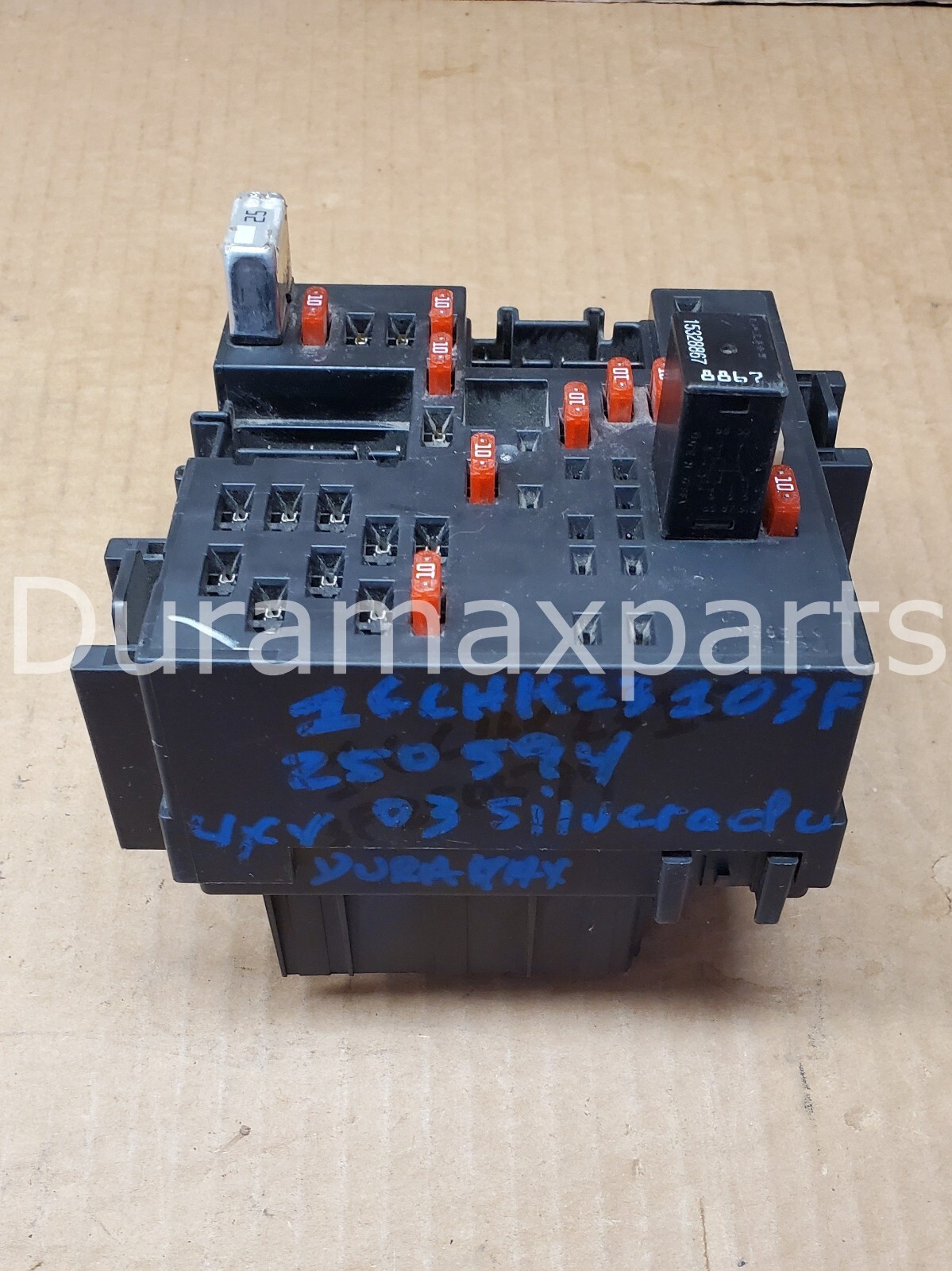 03-06 Chevy Silverado/GMC Sierra LLY DURAMAX Dash Cabin Fuse Box 15058033-07 OEM - Image 6