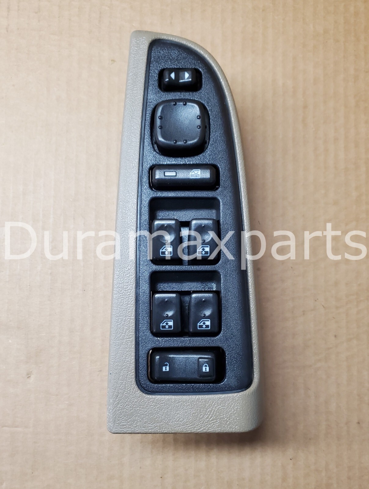 2003-06 Chevy/GMC LF Driver's MASTER WINDOW CONTROL SWITCH 10398568 Tan - Image 3