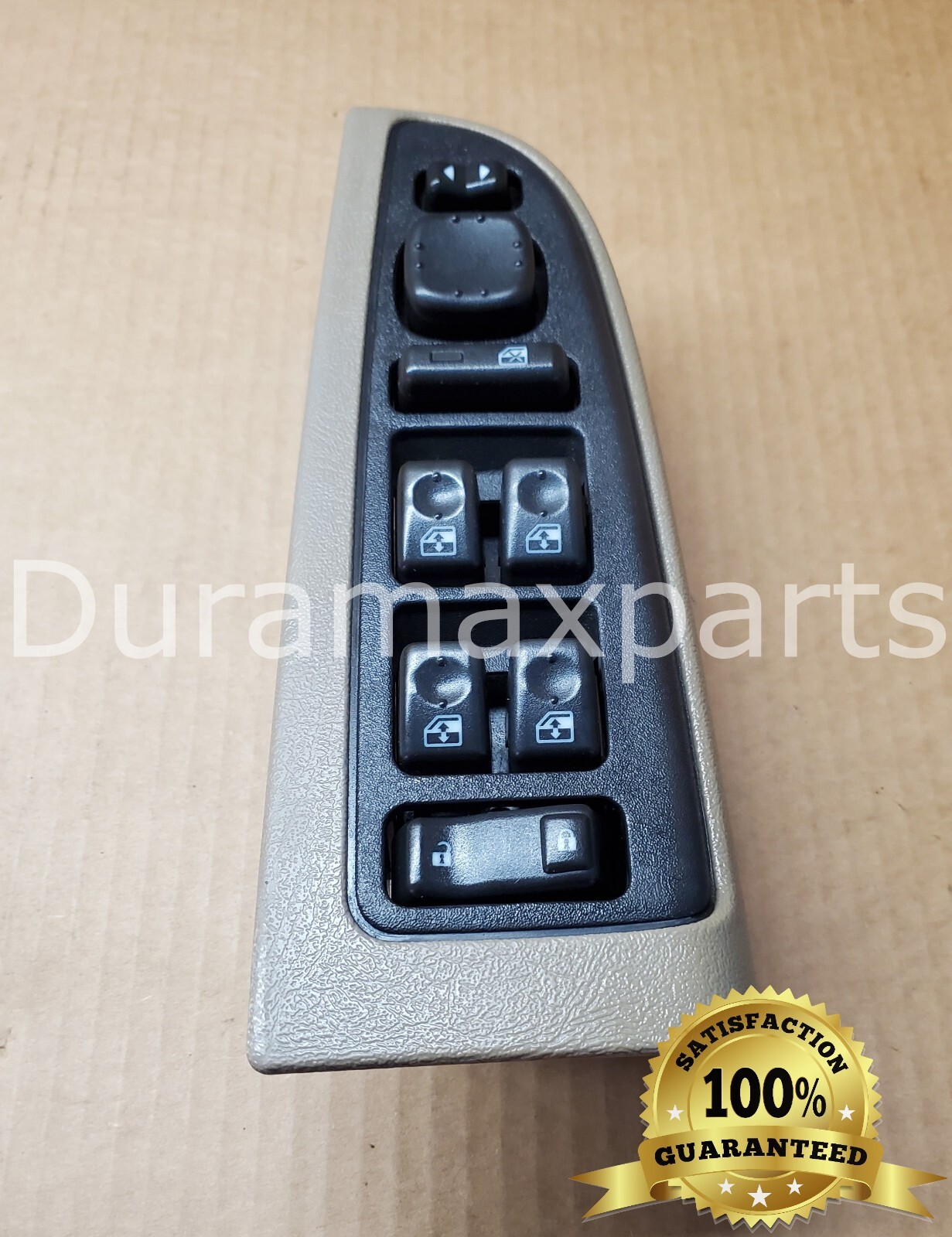 2003-06 Chevy/GMC LF Driver's MASTER WINDOW CONTROL SWITCH 10398568 Tan