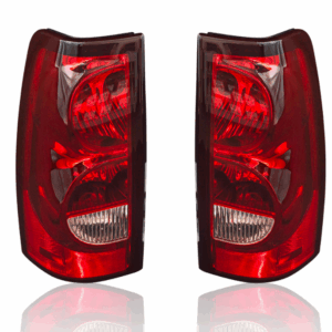 03-07 Chevrolet Silverado REAR TAIL LIGHT ASSEMBLY W/ HARNESS & BULBS PAIR /SET