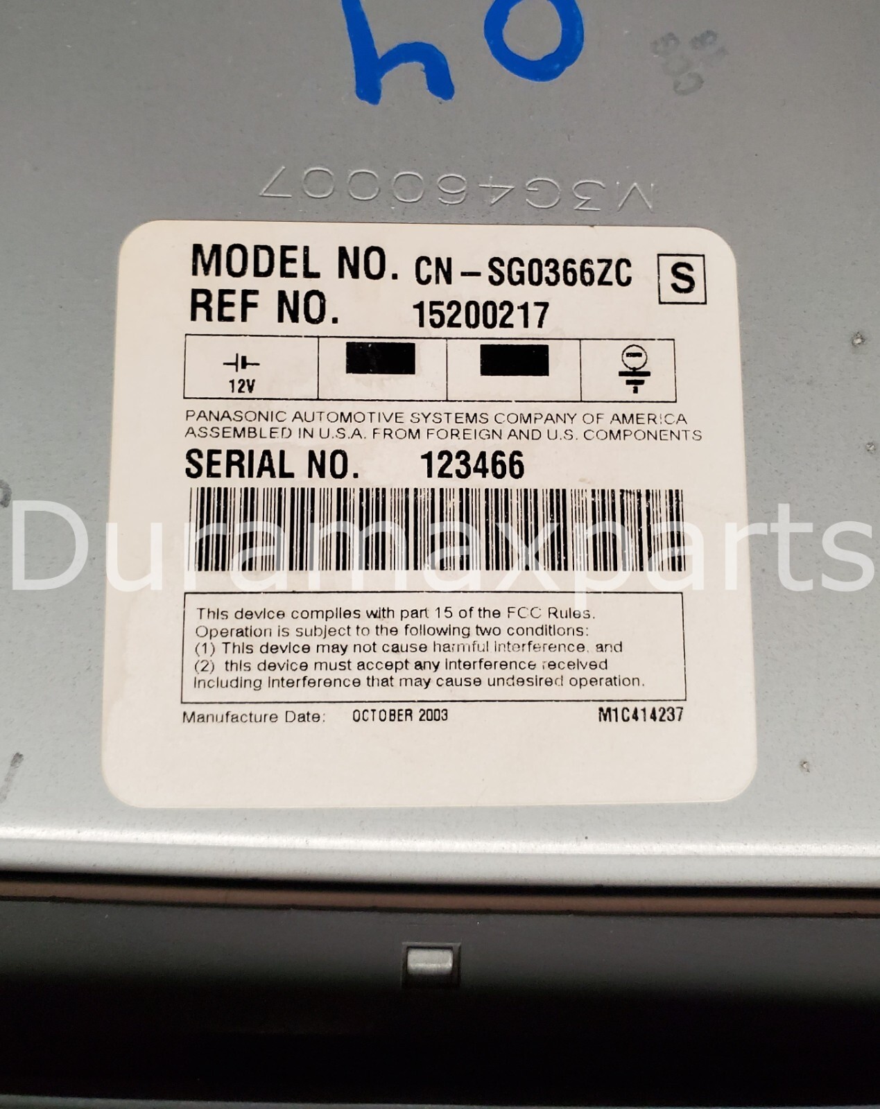 2003-06 Chevy Tahoe/GMC Yukon Overhead TV DVD Player Screen - Image 11
