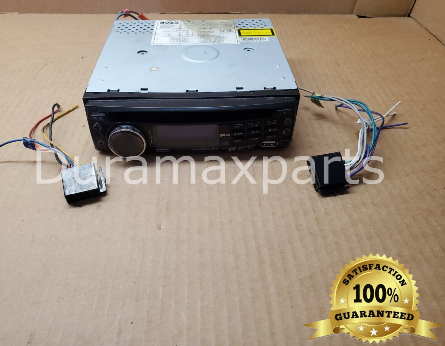 BOSS 658UA In-Dash AM/FM CD Receiver with MP3 Compatibility