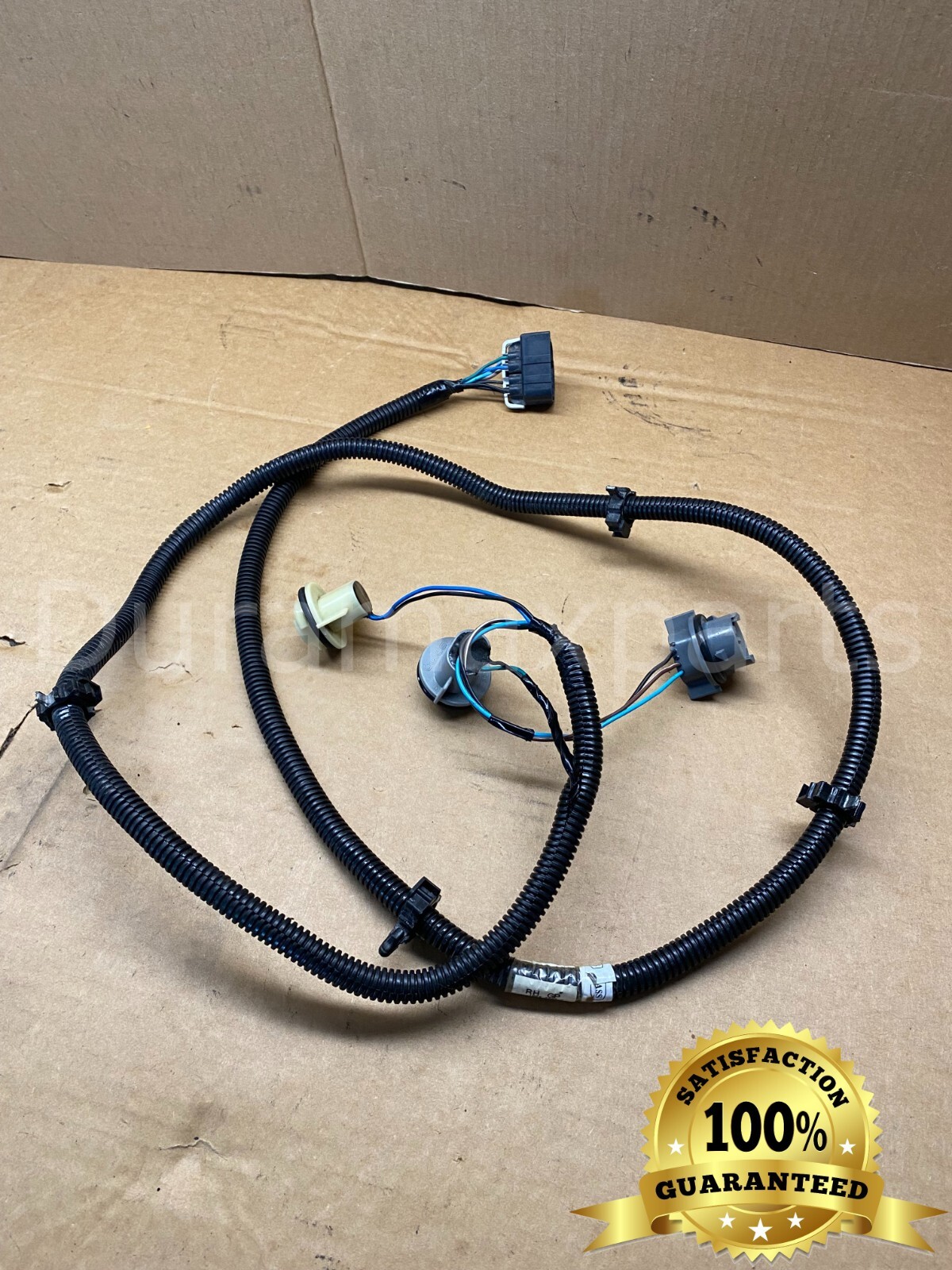 02-06 GMC Sierra RH TAILLIGHT WIRING HARNESS 1653 2722-C 3 Bulb Option