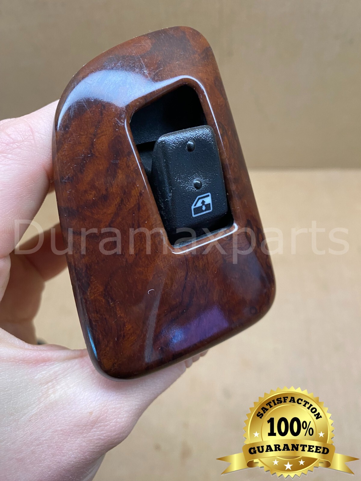 03-06 Chevy/GMC RIGHT/LEFT REAR WINDOW CONTROL SWITCH PAIR 15206533 Mocha Walnut - Image 3