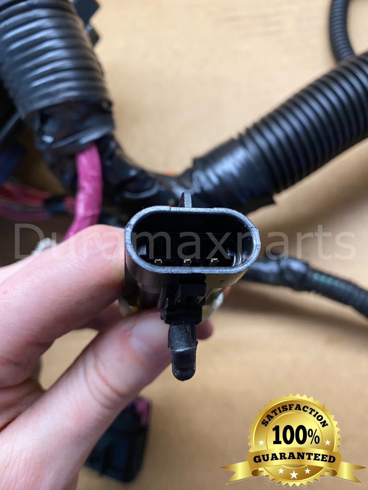 03 Chev Silverado/GMC 2500 ENGINE ECU WIRE HARNESS+FUSE BLOCK+PCM 12589463 - Image 6