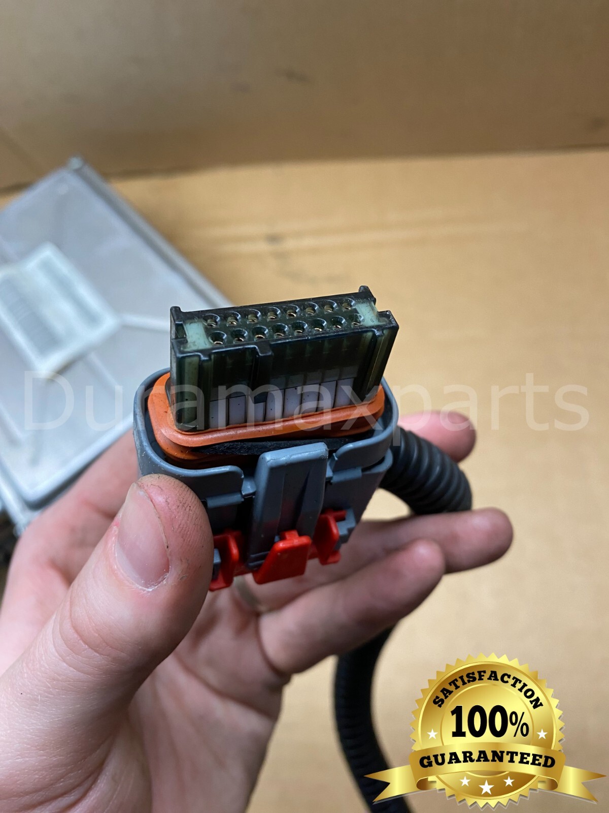 03 Chev Silverado/GMC 2500 ENGINE ECU WIRE HARNESS+FUSE BLOCK+PCM 12589463 - Image 7