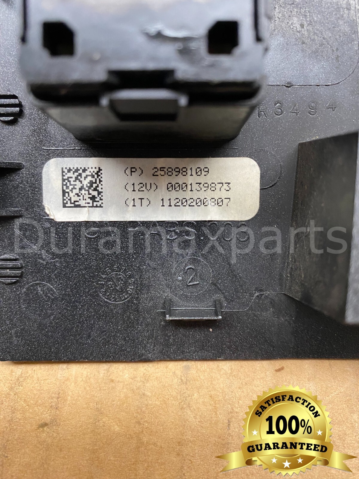 07-13 Chevy Silverado/GMC Sierra Right Rear Window Control Switch 25898109 - Image 7