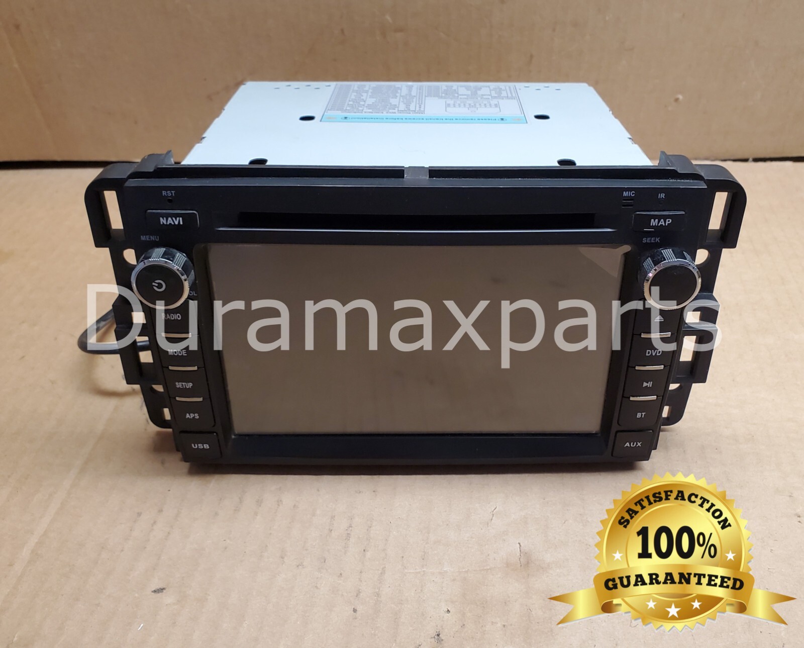 2007-13 GMC Sierra Duramax Stock Radio Stereo & CD Player with Cords- Tested