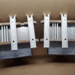 Custom Fishing Pole Rod Holder Pair with Mounting Plate