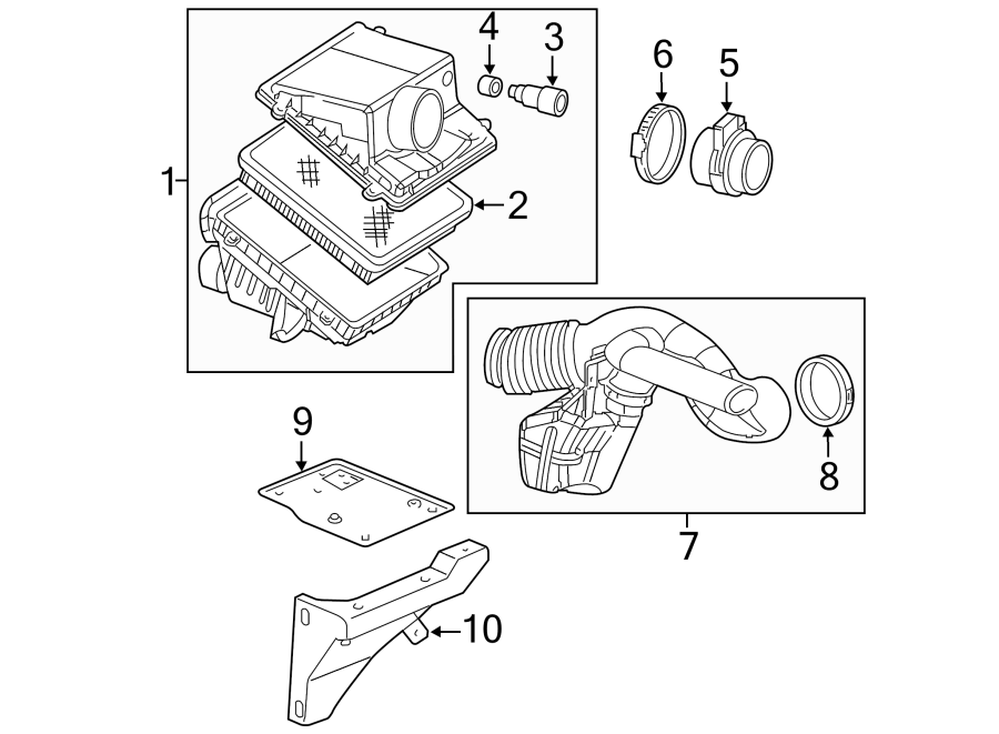 1999-10 Chevy Silverado/GMC Sierra AIR CLEANER RESTRICTION INDICATOR 15207732 - Image 7