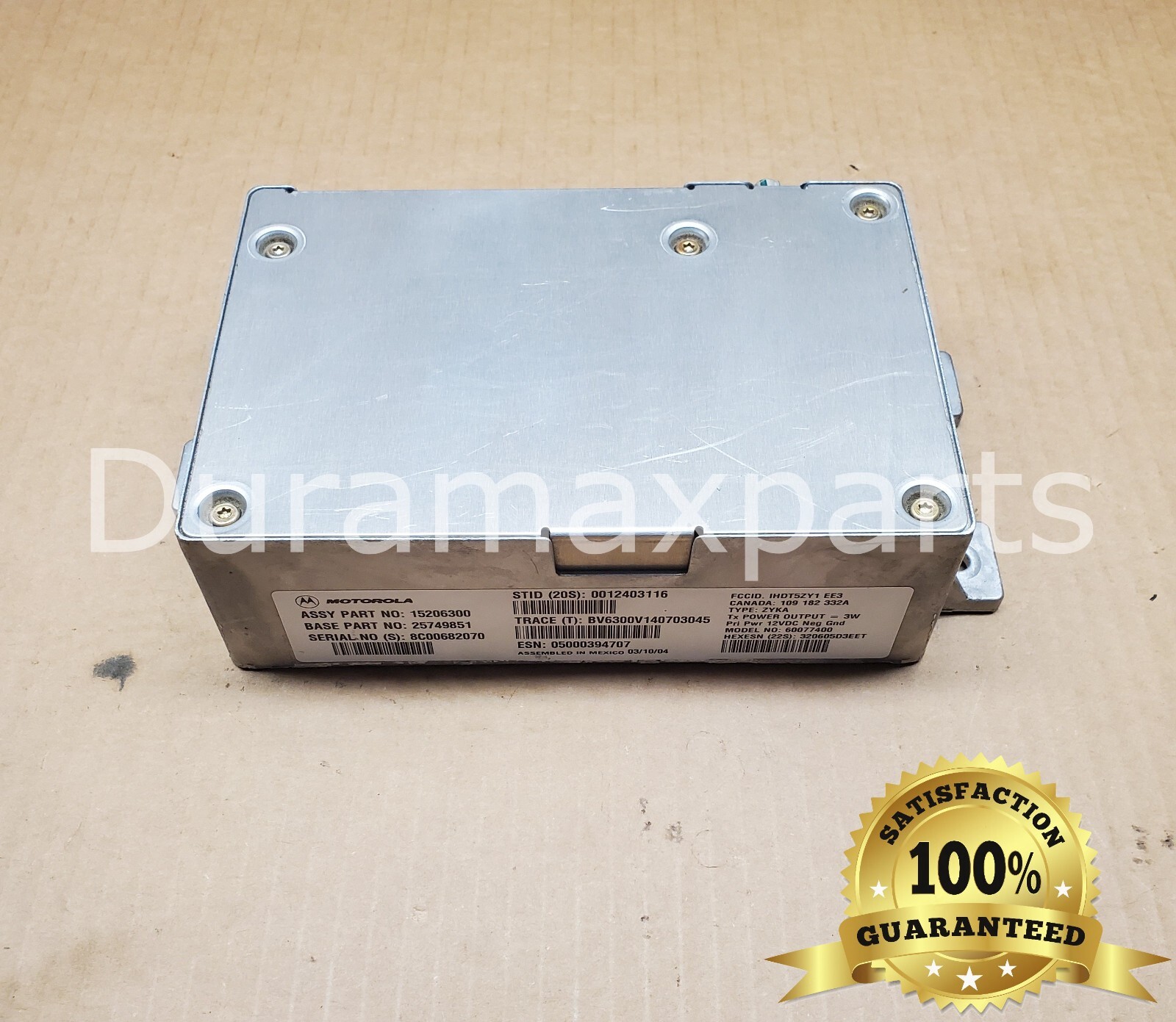 2004-06 Chevy Silverado/GMC Sierra OnStar Communication Module 15206300 25749851