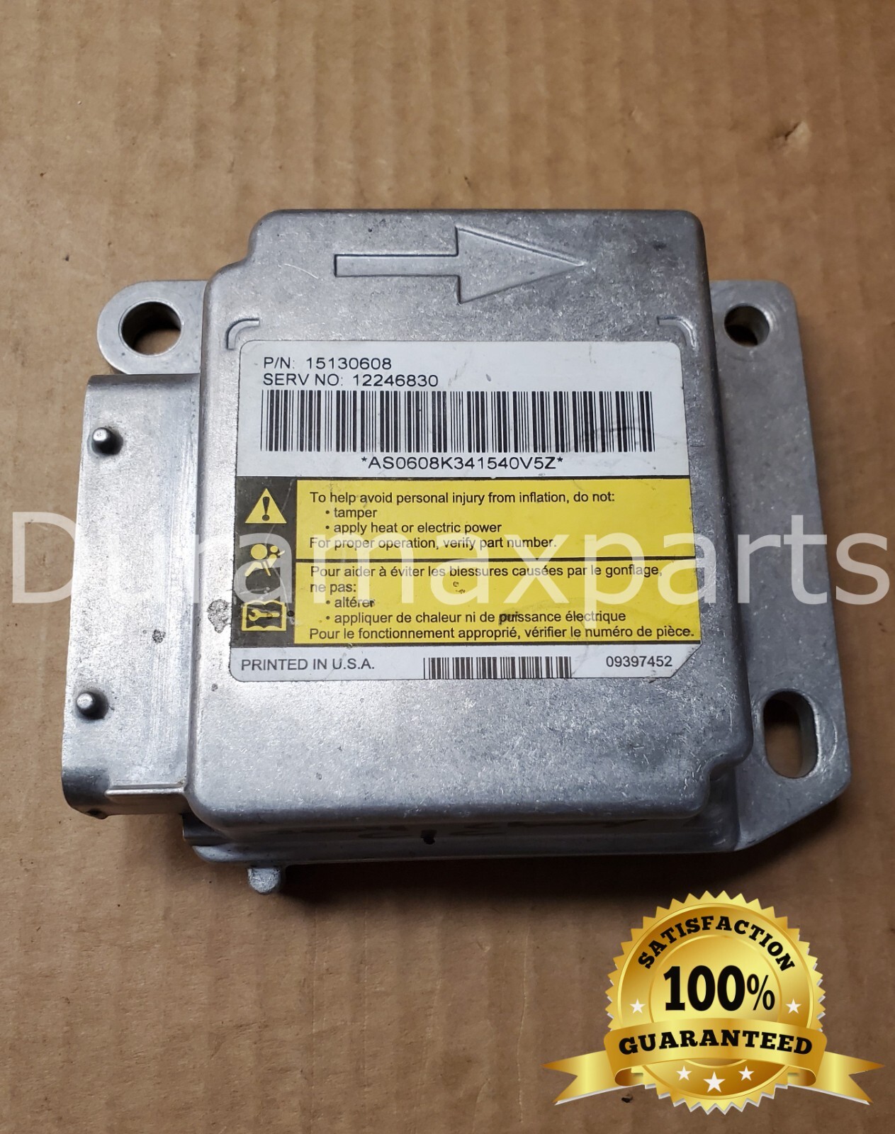 2004 Chevy Silverado/GMC Sierra Crew Cab 1500 SRS Control Module 15130608 OEM