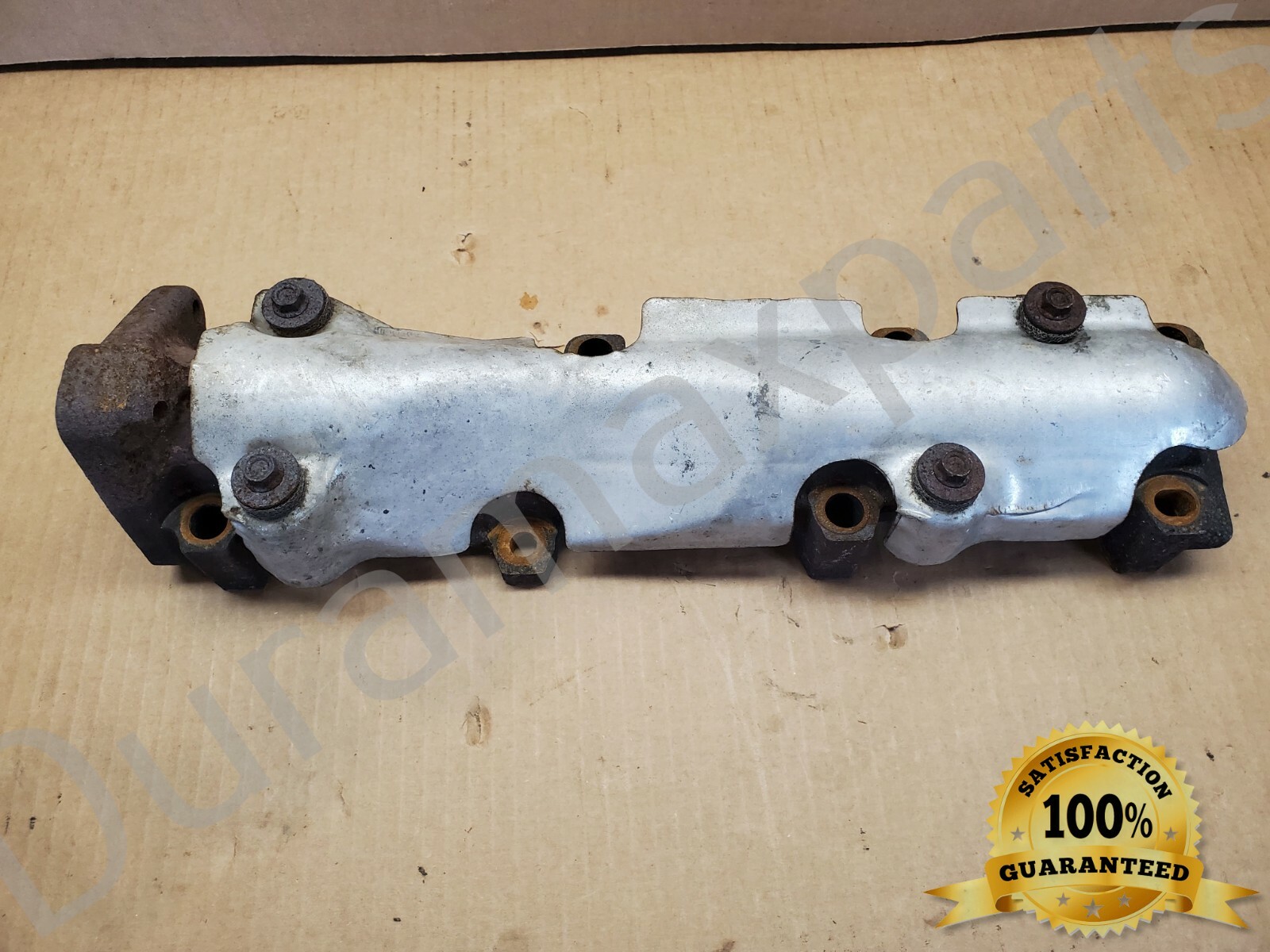 01-16 Duramax LB7 LLY LBZ LMM LEFT SIDE EXHAUST MANIFOLD w/Cover 12624684 OEM - Image 3