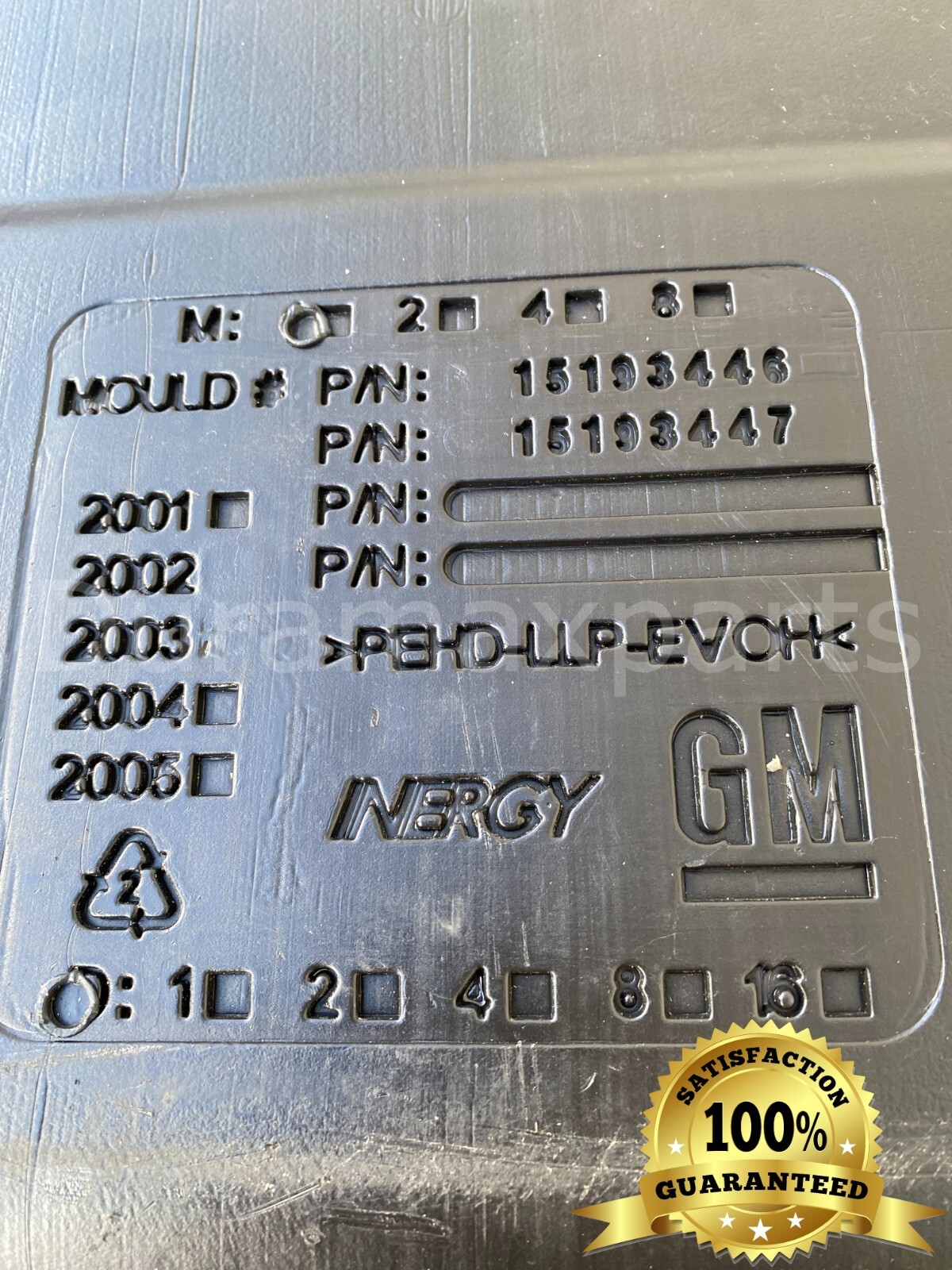 02-04 Chevy Suburban 2500/GMC Yukon XL 15 Gal REAR AUXILLIARY FUEL TANK 12479987 - Image 14