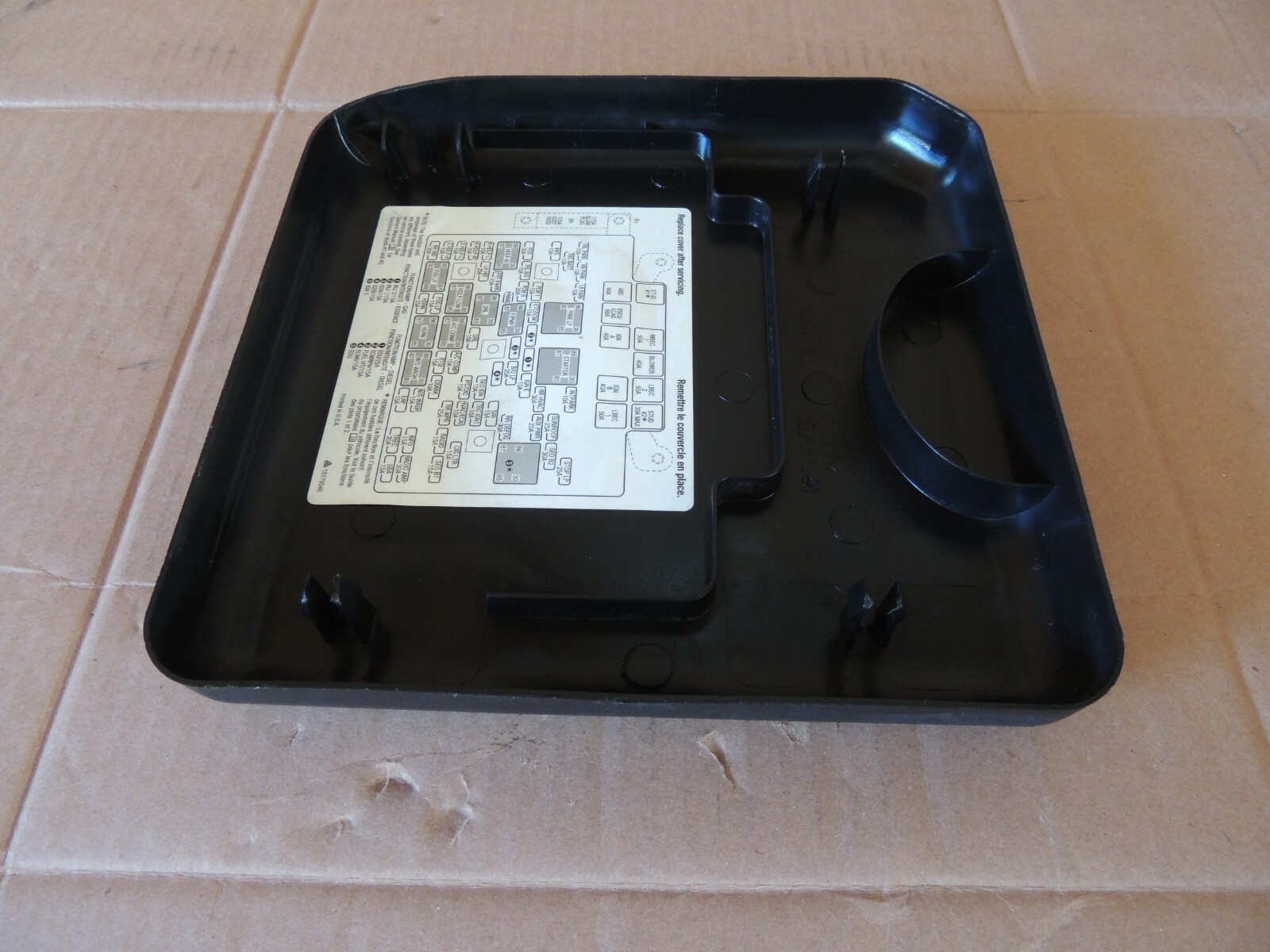 1999-2007 Chevy Silverado/Tahoe/Sierra/Denali FUSE BOX COVER 15200391 GENUINE - Image 7