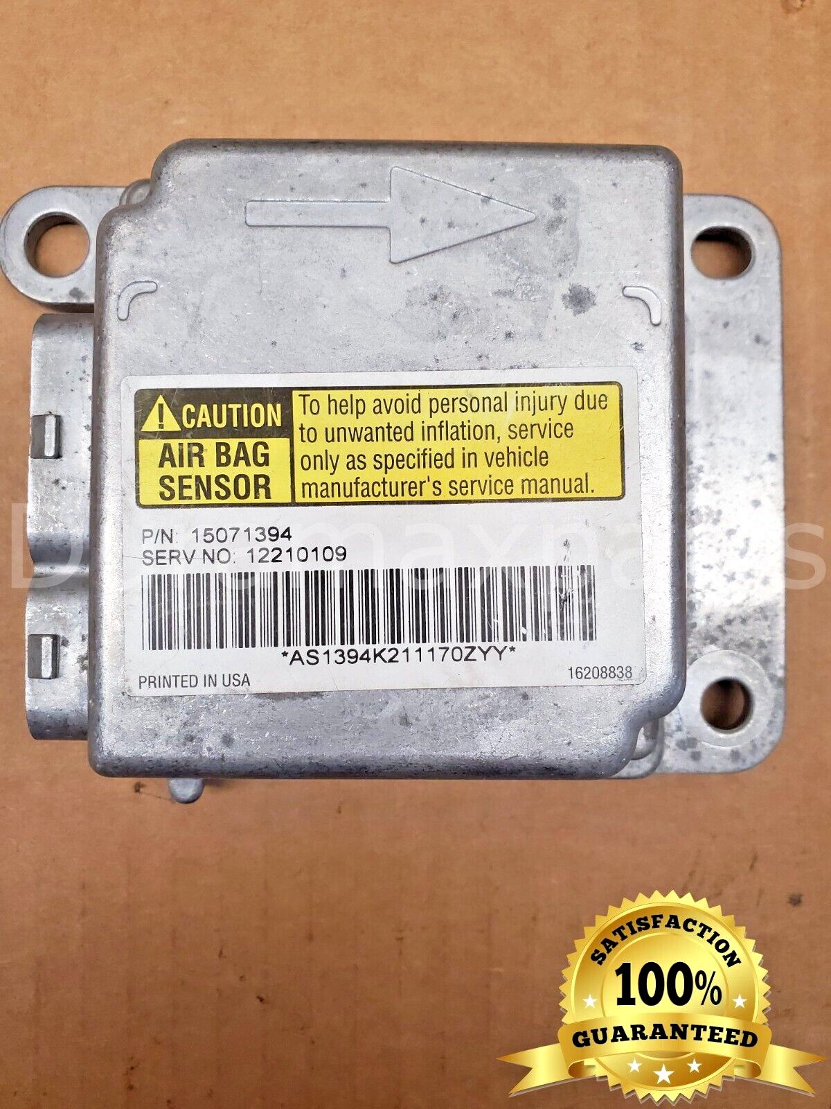 2001-02 Chevy Silverado/GMC Sierra 2500 SRS Control Module 15071394 OEM