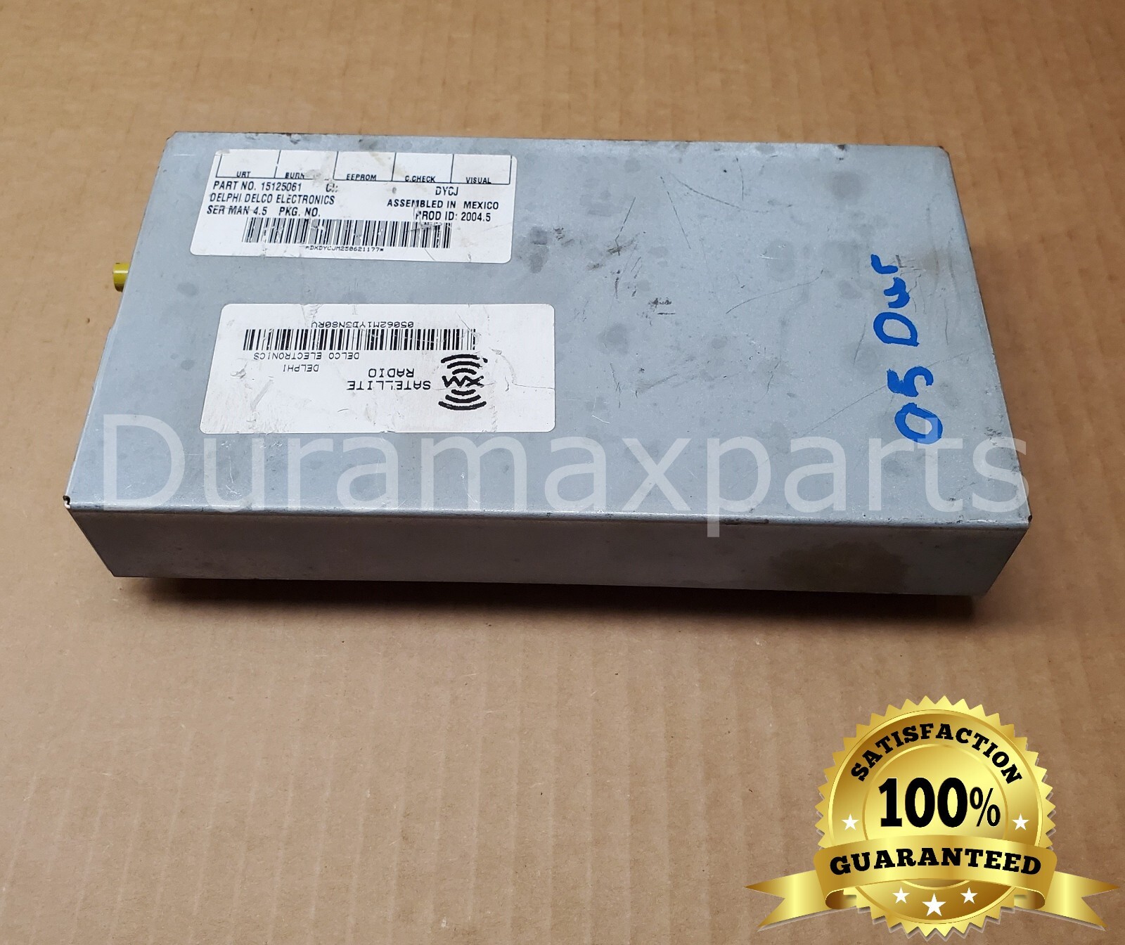 2004-06 Chevy/GMC Delphi/Delco XM Satellite Radio Receiver OEM 15125061 GENUINE