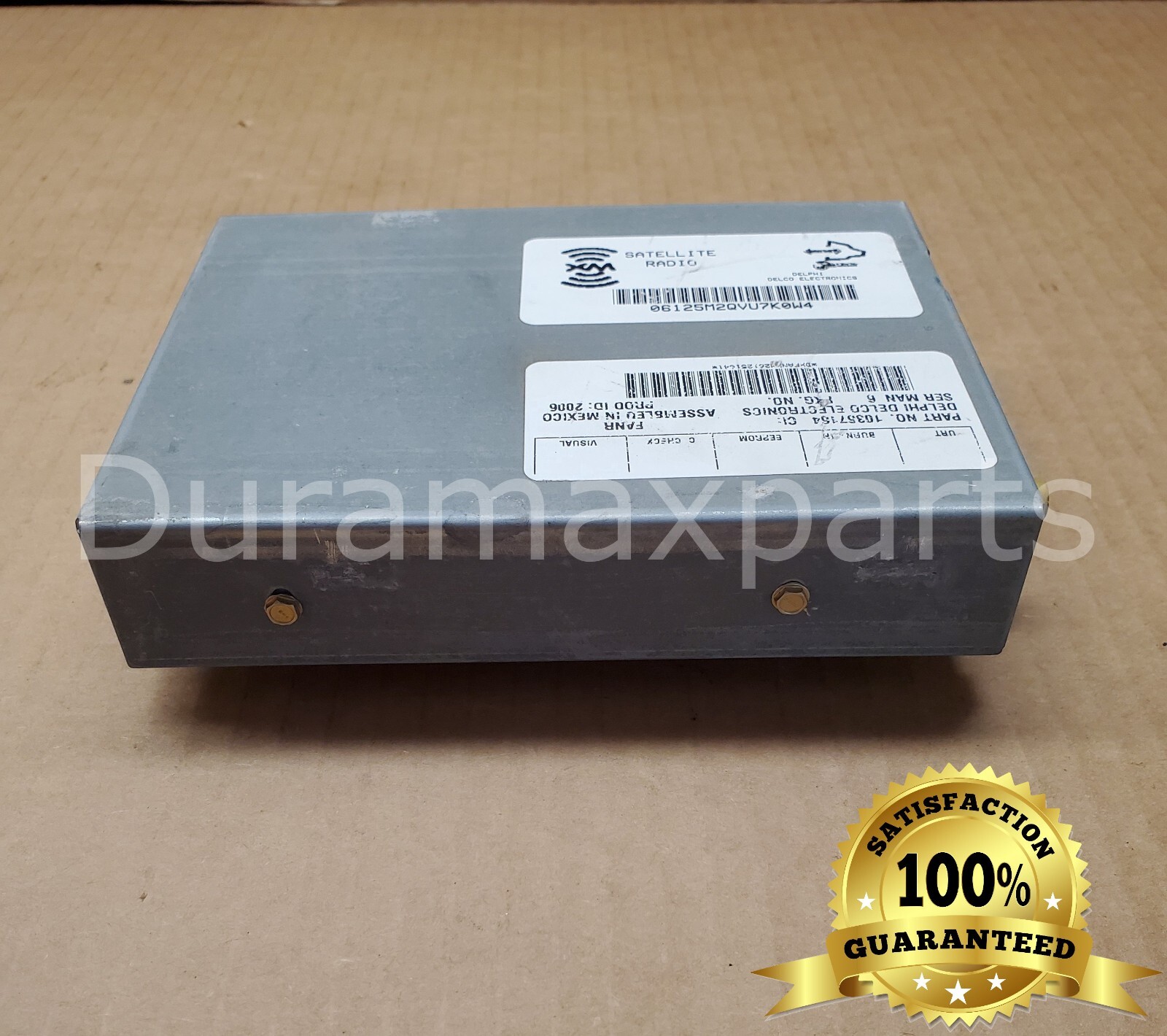 2006-12 Chevy/GMC Delphi XM Satellite Radio Receiver OEM 10367164 GENUINE