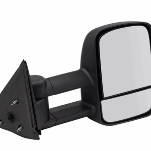 99-07 Chev Silverado GMC Sierra Manual Telescopic Tow Mirror Black w/o Signal RH