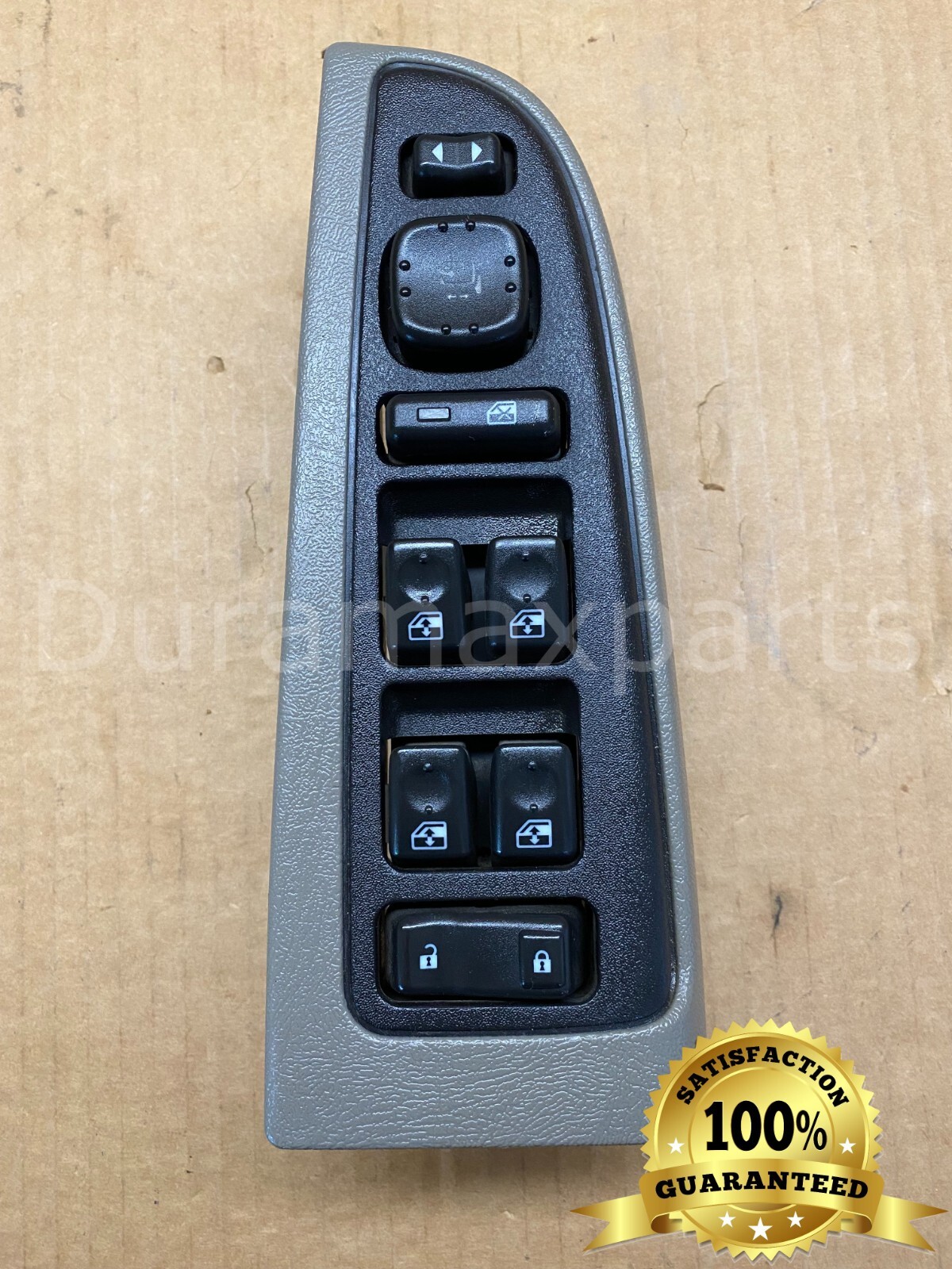 03-06 Chevy/GMC LF MASTER WINDOW CONTROL SWITCH 15181220 Light Gray