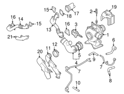 06-10 Chevy Silverado/GMC Sierra LBZ LMM Duramax Turbo Mouthpiece Clamp 97376379 - Image 6