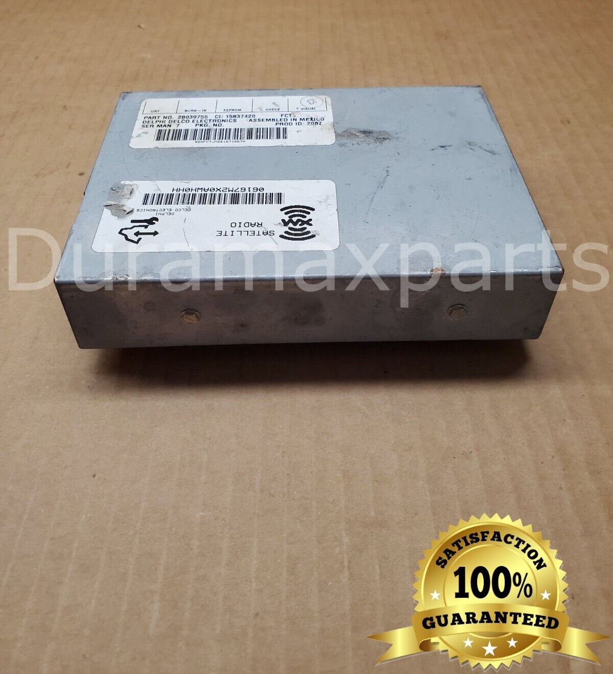 2006-09 Chevy/GMC Delphi SATELLITE RADIO RECEIVER MODULE OEM 28039755 GENUINE