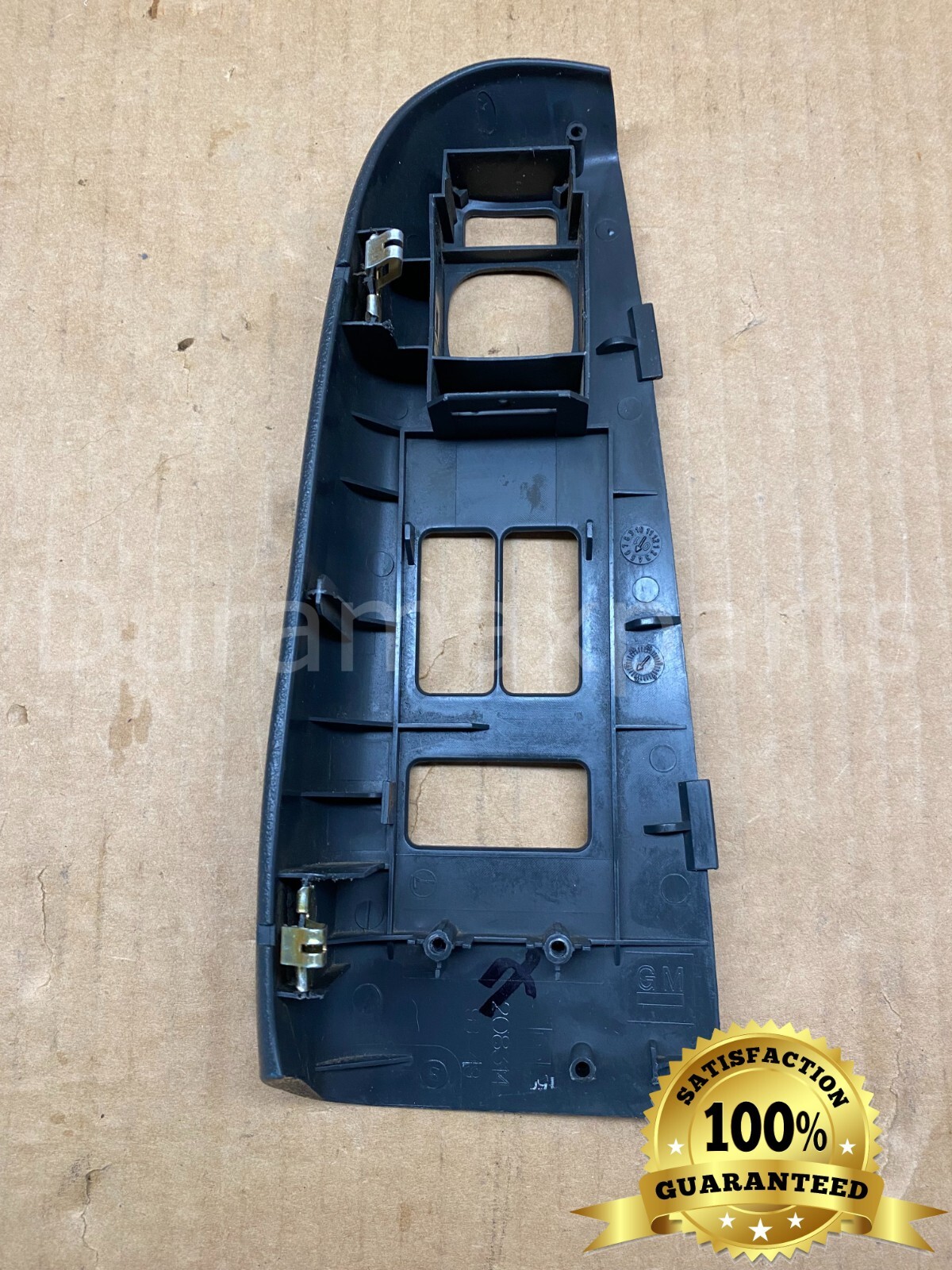 99-02 Chevy/GMC LF Window Control Switch BEZEL ONLY 15047637 Dark Gray - Image 4