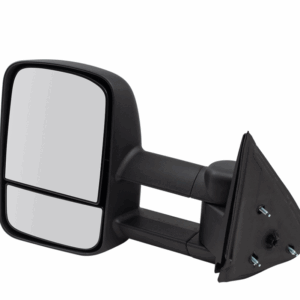 99-07 Chev Silverado GMC Sierra Manual Telescopic Tow Mirror Black w/o Signal LH